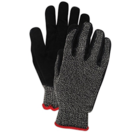 Magid CutMaster XKS XKS200LEA Medium Weight Leather Palm Gloves  Cut Level A6, 12PK XKS200LEA6
